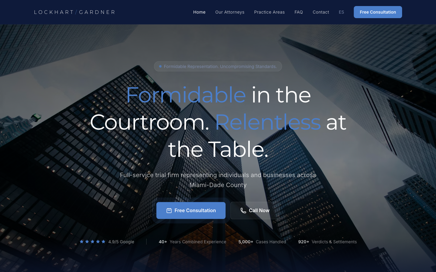 Lockhart/Gardner website preview